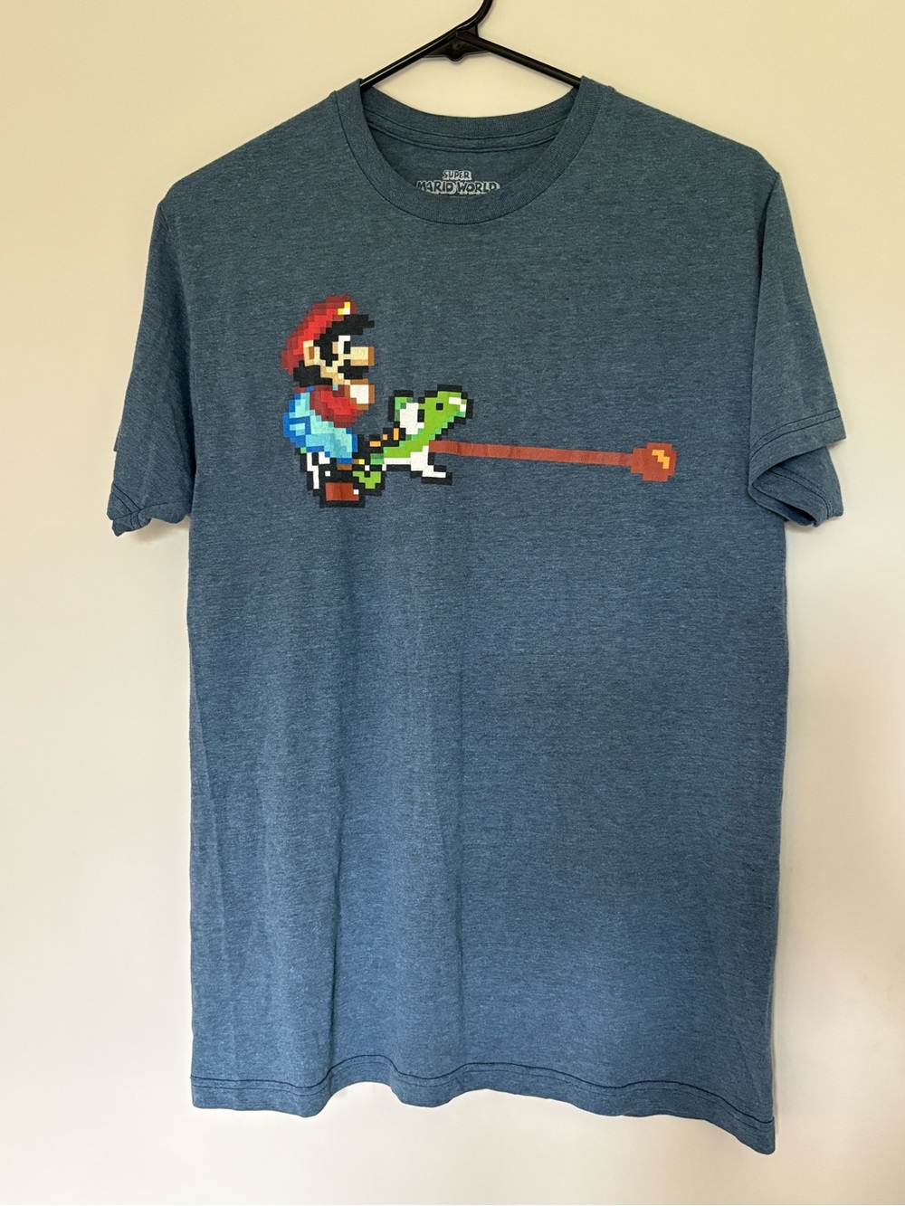 Nintendo Super Mario & Yoshi 16 Bit Pixel Graphic Tee